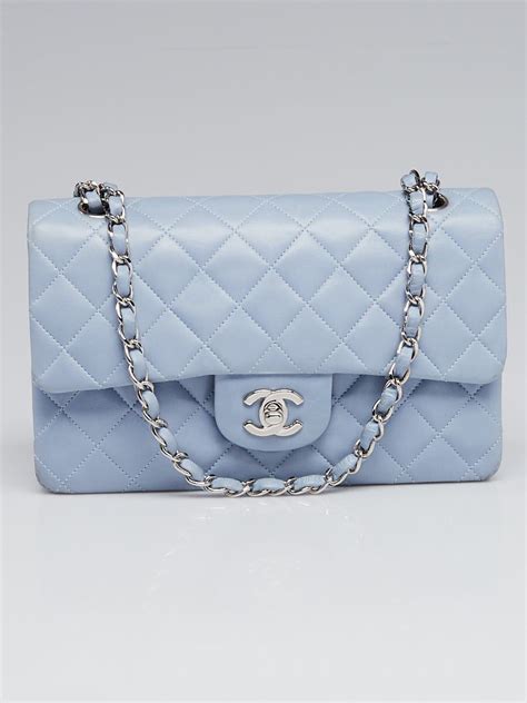 blue chanel flap bag|chanel classic flap bag lambskin.